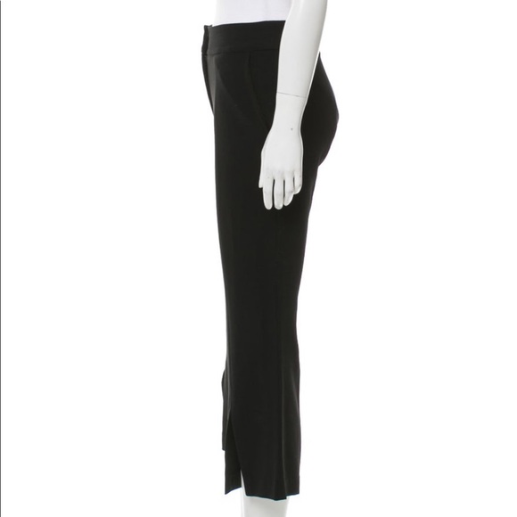 Alexis Wide Leg Split Seam Pants Black - Picture 2 of 10